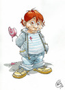 Cartoon: Bambino Gio (small) by giuliodevita tagged bambino child leccalecca