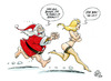 Cartoon: Santa Claus present (small) by giuliodevita tagged santa,claus