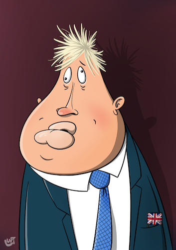 Cartoon: Boris Johnson (medium) by luftzone tagged thomas,luft,karikatur,lustig,premierminister,premier,großbritannien,boris,johnson,politiker,politik,politics,blond,thomas,luft,karikatur,lustig,premierminister,premier,großbritannien,boris,johnson,politiker,politik,politics,blond
