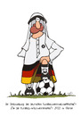 Cartoon: DFB-Spielkleidung 2022 (small) by luftzone tagged qatar 2022 wm fussball dfb weltmeisterschaft spielkleidung trikot deutschland germany soccer championship kandura