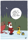 Cartoon: Gelber Engel (small) by luftzone tagged cartoon,thomas,luft,lustig,weihnachtsmann,adac,panne,gelbe,engel,kutsche