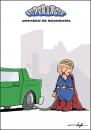 Cartoon: Superangie und Autoindustrie (small) by luftzone tagged superangie,bundeskanzlerin,angela,merkel,autoindustrie,autos,superman