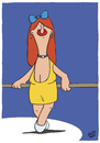 Cartoon: Voll Erotisch - Stange (small) by luftzone tagged thomas,luft,cartoon,illustration,erotik,erotisch,stange,frau