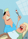 Cartoon: Zahn (small) by luftzone tagged thomas,luft,cartoon,lustig,zahn,zahnarzt,zange,arzt,patient,angst,schmerzen,blut,dental,tooth,dentist,blood,pain