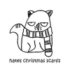 Cartoon: One Cats Thoughts (small) by DebsLeigh tagged cat,kitty,feline,thoughts,christmas,cute