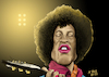 Cartoon: Karikatur Jimi Hendrix (small) by Ago tagged jimi,hendrix,1942,1970,75,geburtstag,usa,amerikanischer,gitarrist,komponist,sänger,elektrische,gitarre,experimentell,innovativ,progressive,rockmusik,fuzz,verzerrungen,improvisationen,sologitarre,leadgitarrist,vorreiter,monterey,pop,festival,woodstock,hey,joy,hall,of,fame,alkohol,drogenkonsum,früher,tod,porträt,karikatur,caricature,bild,zeichnung,illustration,tale,agostino,natale