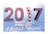 Cartoon: Neujahr 2017 (small) by Ago tagged 2017,jahreswechsel,ende,silvester,glückwünsche,glück,neues,jahr,neujahr,januar,schweinchen,glücksschweine,illustration,karikatur,cartoon,tale,agostino,natale