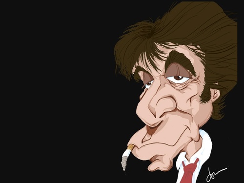 Cartoon: Al Pacino - Sea of Love (medium) by Andyp57 tagged caricature,wacom,painter