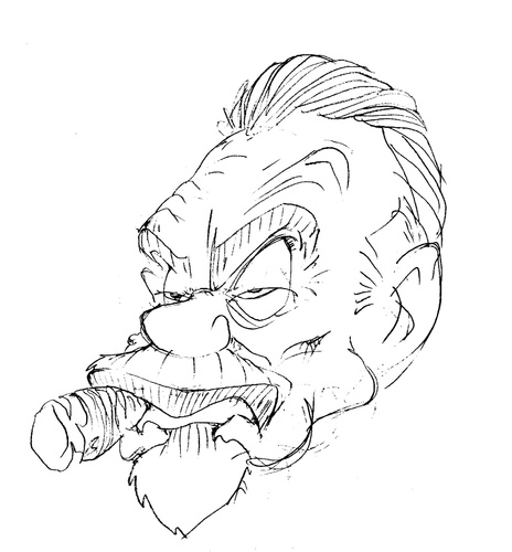 Cartoon: Edward G Robinson (medium) by Andyp57 tagged caricature,pen