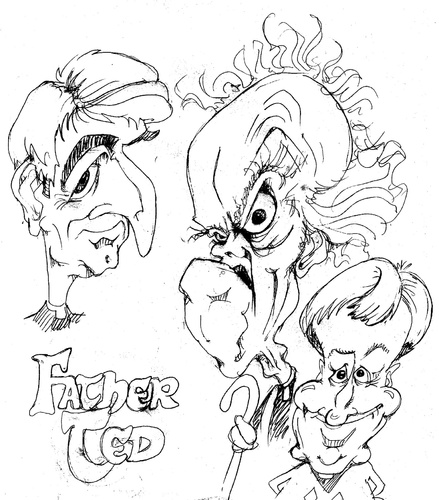 Cartoon: Father Ted (medium) by Andyp57 tagged caricature,pen