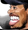 Cartoon: Drawing Tiger Woods with iPhone (small) by jit tagged drawing,tiger,woods,with,iphone