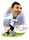 Cartoon: Lionel Messi (small) by besikdug tagged lionel,messi,barcelona,besikdug,footballargentina