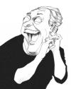 Cartoon: Dario (small) by freekhand tagged dario fo playwright actor nobel prize literature
