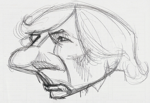 Cartoon: Roman Polanski pencil (medium) by Xavi dibuixant tagged roman,polanski,cinema,director,art,film,caricature,caricatura,lapiz,pencil