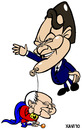 Cartoon: El globus de Montilla (small) by Xavi dibuixant tagged jose montilla artur mas caricatura catalunya generalitat