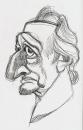 Cartoon: Goethe pencil (small) by Xavi dibuixant tagged goethe,humanism,theology,weimar,classicism