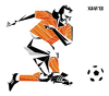 Cartoon: Johan Neeskens (small) by Xavi Caricatura tagged johan,neeskens,netherlands,oranje,football,soccer,futbol,holanda,1974,world,cup