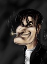 Cartoon: Charlie Crazy Sheen (small) by cesar mascarenhas tagged charlie sheen sketchbook pro ipad fingerpaint cesar mascarenhas caricature