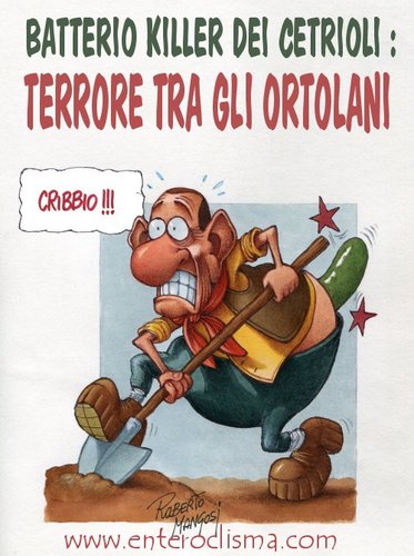 Cartoon: Cetriolo e ortolano (medium) by Roberto Mangosi tagged cetriolo,umorismo,satira,berlusconi