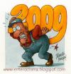 Cartoon: Outlook (small) by Roberto Mangosi tagged 2009,new,year,outlook