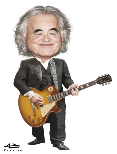 Cartoon: Jimmy Page (medium) by Alex Pereira tagged jimmy,page,led,zeppelin