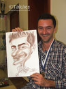 Cartoon: Live caricature (small) by takacs tagged live,caricature