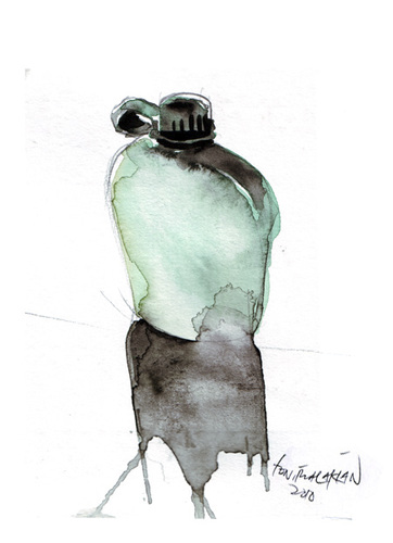 Cartoon: watercolor daily drawing (medium) by Toni Malakian tagged daily,drawing,watercolor