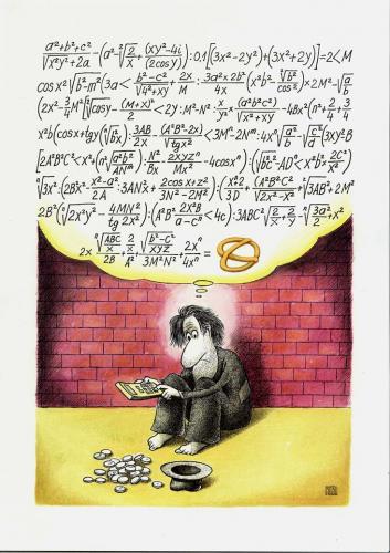 Cartoon: calculator (medium) by ciosuconstantin tagged calculation,