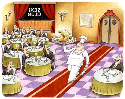 Cartoon: Restaurant (medium) by ciosuconstantin tagged menu