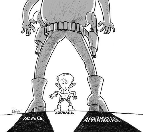 Cartoon: US-RUSSA (medium) by Raed Al-Rawi tagged crimea,russa,usa