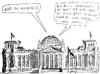 Cartoon: die Enddrohnung (small) by gore-g tagged euwohawk,jäger,90,eurofighter,de,maiziere,drohne