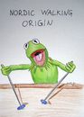 Cartoon: Nordic Walking (small) by gore-g tagged nordic,walikng,kermit,sport