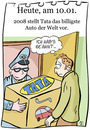 Cartoon: 10. Januar (small) by chronicartoons tagged tata,billigstes,auto,cartoon,ikea