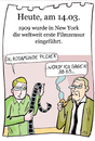 Cartoon: 14. März (small) by chronicartoons tagged fsk,film,pilcher,kino,cartoon