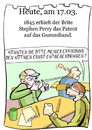 Cartoon: 17.März (small) by chronicartoons tagged gummi,gummiband,patent,patentamt,cartoon