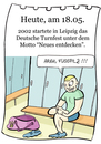 Cartoon: 18.Mai (small) by chronicartoons tagged turnfest,leipzig,sport,fusspilz,umkleide,cartoon