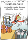 Cartoon: 30. Dezember (small) by chronicartoons tagged open,air,konzert,klassik,rocknroll,pil,london,stagediving,cartoon