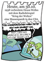 Cartoon: 30. Oktober (small) by chronicartoons tagged krieg,der,welten,radio,aliens,außerirdiswche,ufo,orson,welles