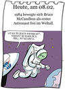 Cartoon: 7. Februar (small) by chronicartoons tagged all weltraum raumfahrt cartoon