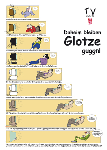 Cartoon: TV (medium) by zenundsenf tagged tv,fernsehen,glotze,zenf,zenundsenf,zensenf