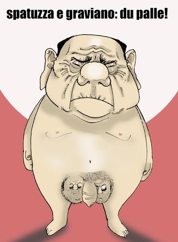 Cartoon: Le due palle del Berlusca (medium) by ELCHICOTRISTE tagged politics,berlusconi