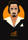 Cartoon: Al Pacino (small) by Martynas Juchnevicius tagged caricature,vector,scarface,movies,al,pacino,actor,film