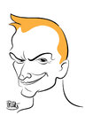Cartoon: Sting (small) by Martynas Juchnevicius tagged sting musician actor singer caricature cartoon
