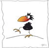 Cartoon: Die Kado-Krähe (small) by KADO tagged krähe,crow,animal,bird,kado,kadocartoons,cartoon,comic,humor,spass,illustration,dominika,kalcher,austria,styria,graz