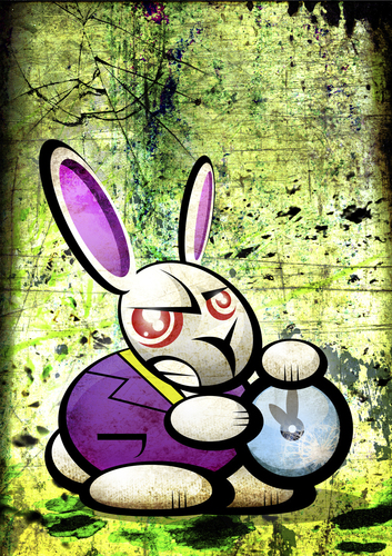 Cartoon: White Rabbit (medium) by brazil80 tagged bunny,rabbit,watch,hase,uhr
