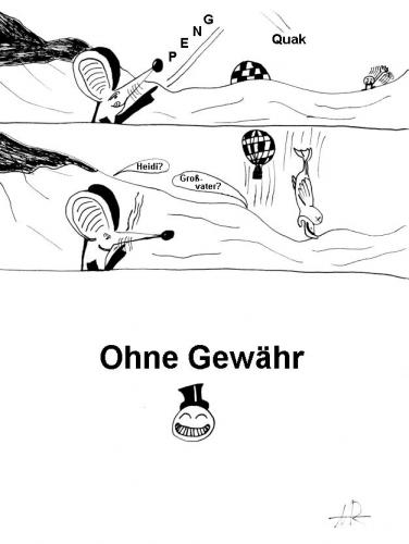 Cartoon: Ohne Gewähr (medium) by Walwing tagged gewähr,maus,ente,