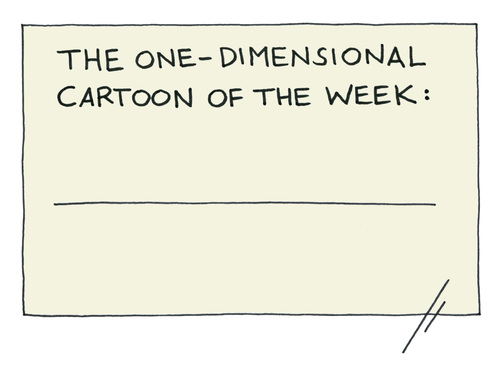 one-dimensional cartoon