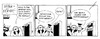 Cartoon: Kater u. Köpcke - Bahn VIII (small) by badham tagged hammel,badham,köpcke,kater,deutsche,bahn,delay,verspätung,rail,railroad,railway,official,defect,out,of,order,anzeigetafel,train