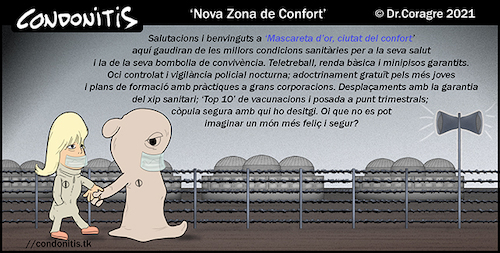 Cartoon: Condonitis 119 (medium) by DrCoragre tagged humor,catala,catalan,tira,comic,strip,drawing,digital