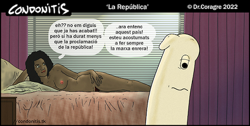 Cartoon: Condonitis 151 (medium) by DrCoragre tagged humor,catala,catalan,tira,comic,strip,drawing,digital